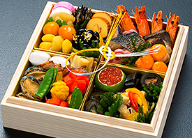日本料理おせち「扇〜おうぎ〜」一段重の画像